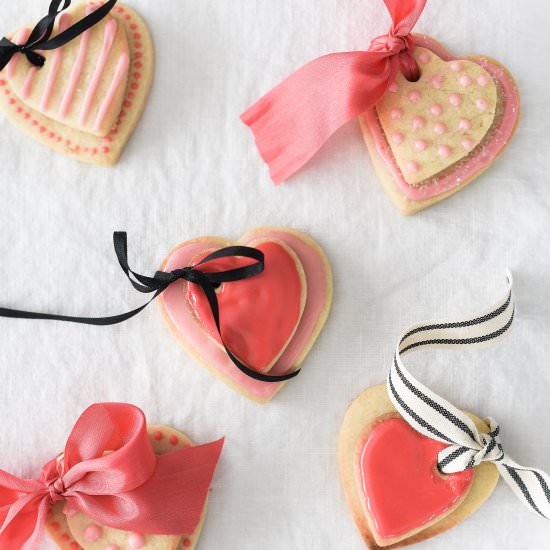 Valentine's Day Sugar Cookies - Recipe photo by BoxwoodAvenue