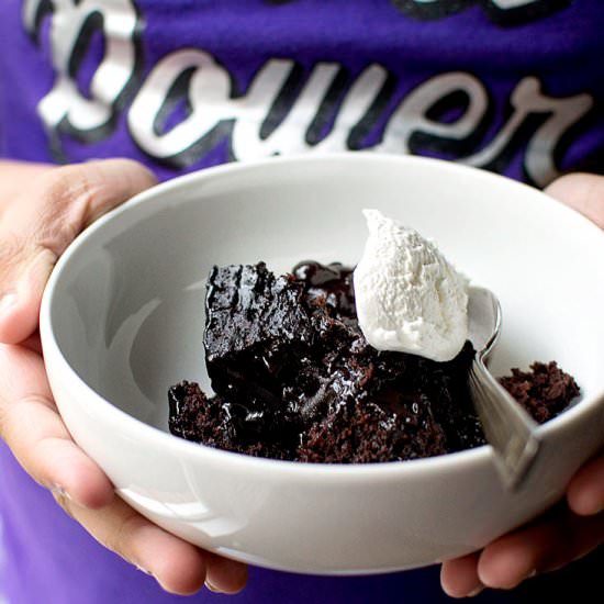 Vegan Chocolate Pudding Cake - Recipe photo by Pavani