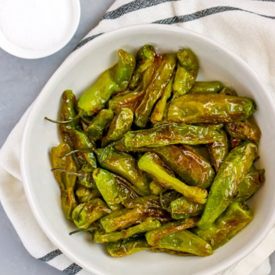 Easy Shishito Peppers - Recipe photo by theculinarycompass