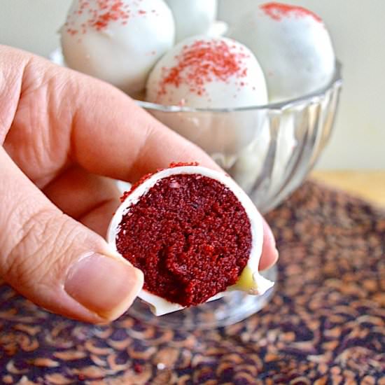 Red Velvet Cake Truffles - Recipe photo by jeanieandluluskitchen