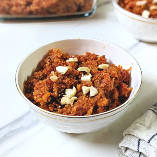 Tasty Indian Carrot Pudding - Recipe photo by rparm