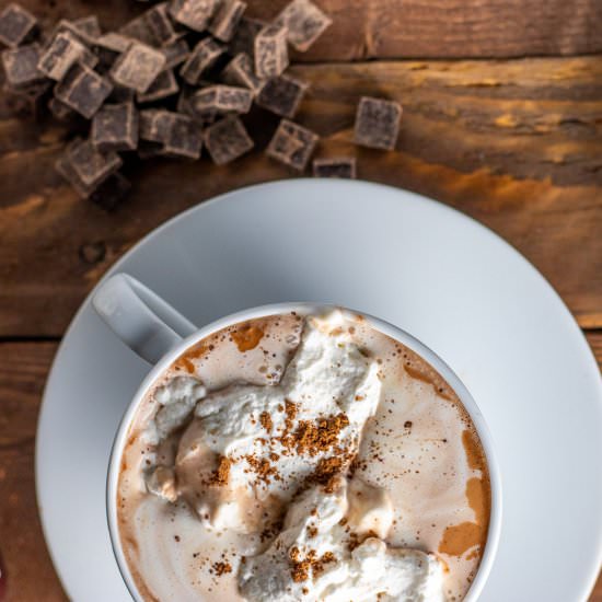 Grown Up Hot Chocolate - Recipe photo by catzinthekitchen
