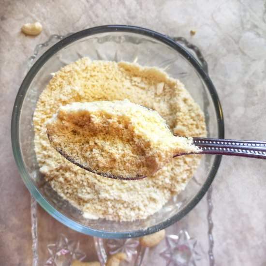 Vegan Cashew Parmesan Cheese - Recipe photo by Megan Kerry