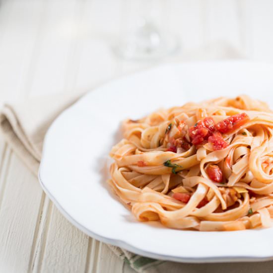 Lobster Fra Diavolo - Recipe photo by sidewalkshoes