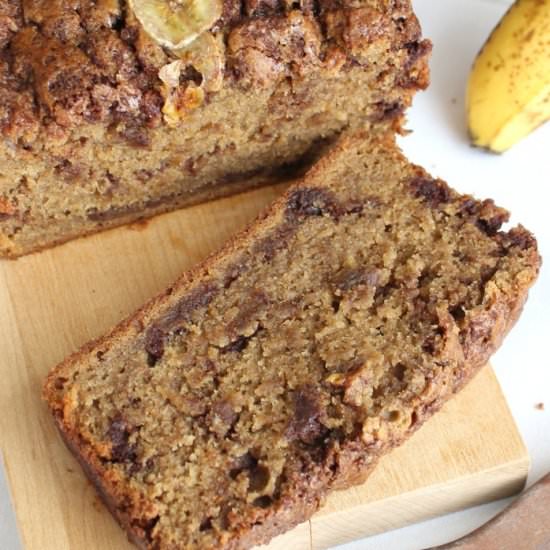 Cinnamon Swirl Banana Bread - Recipe photo by Family Table Treasures