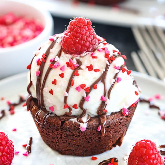 Vegan Brownie Sundae Cups - Recipe photo by ruchiskitchen