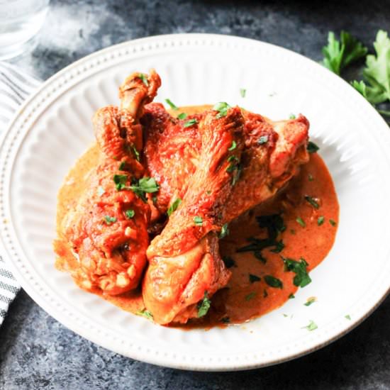 Hungarian Chicken Paprikash - Recipe photo by Eating European