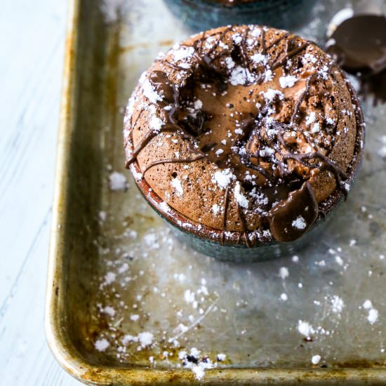 Chocolate Soufflé - Recipe photo by pageandplate