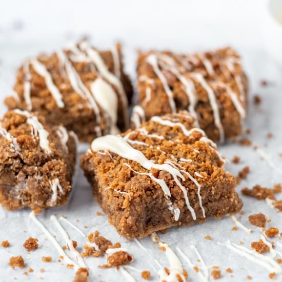 Biscoff Blondies - Recipe photo by kickassbaker
