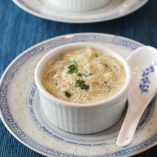 Herby oven-steamed eggs - Recipe photo by Food Gal