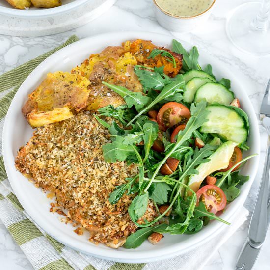 Panko Crumbed Salmon - Recipe photo by Your Ultimate Menu