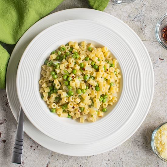 Pasta e Piselli (Pasta and Peas) - Recipe photo by Cooking with Mamma C