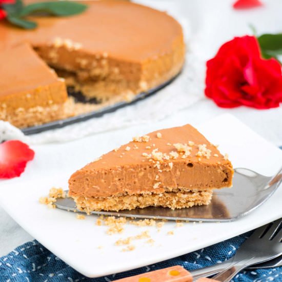 Easy Thai Tea Cheesecake - Recipe photo by cookingwithnart