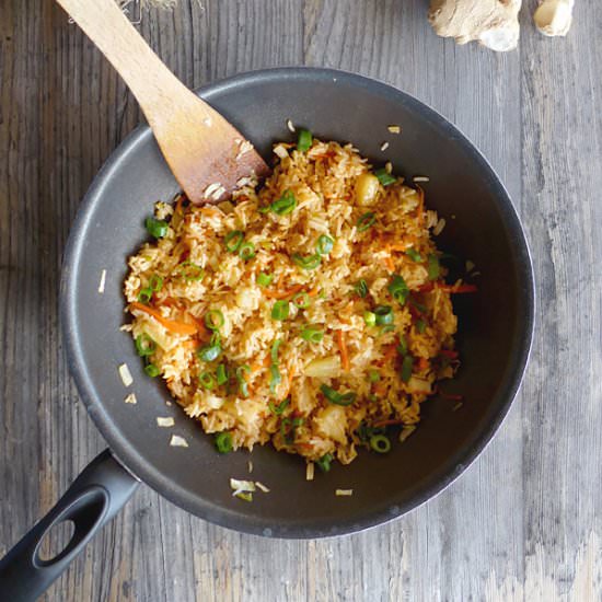 Easy Pineapple Fried Rice - Recipe photo by MasalaHerb