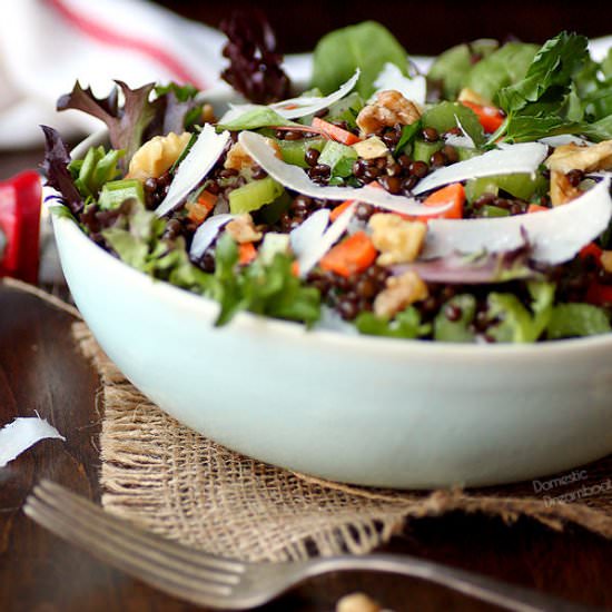 Black Lentil and Celery Salad - Recipe photo by DomesticDreamboat