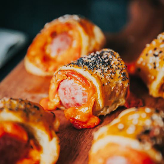 Cheddar Kielbasa Bites - Recipe photo by ayokitchen