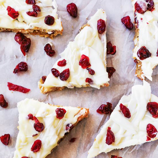 Cranberry Bliss Bars - Recipe photo by pipandebby