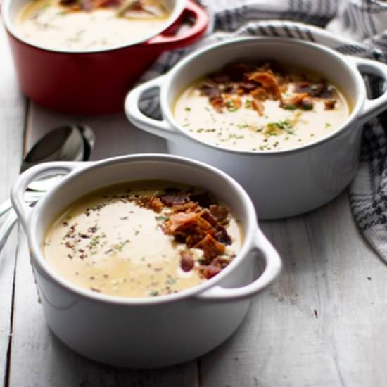 Broccoli Beer Cheese Soup - Recipe photo by servingtonight