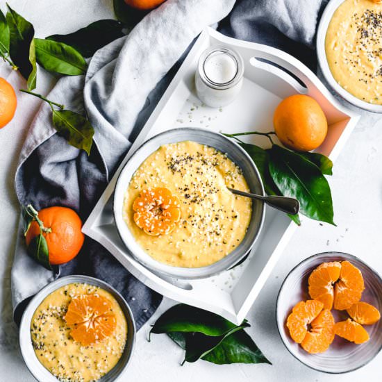 Creamy Citrus Buckwheat Porridge - Recipe photo by The Green Creator