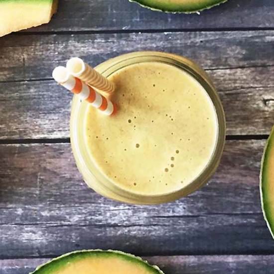 Cantaloupe Pumpkin Vegan Smoothie - Recipe photo by goodiegoodieglutenfree