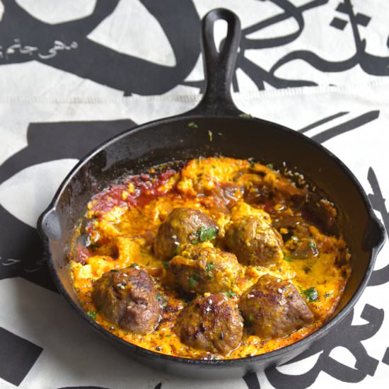 Tahini, sumac, and turkey meatballs - Recipe photo by Shamshiri cAfe