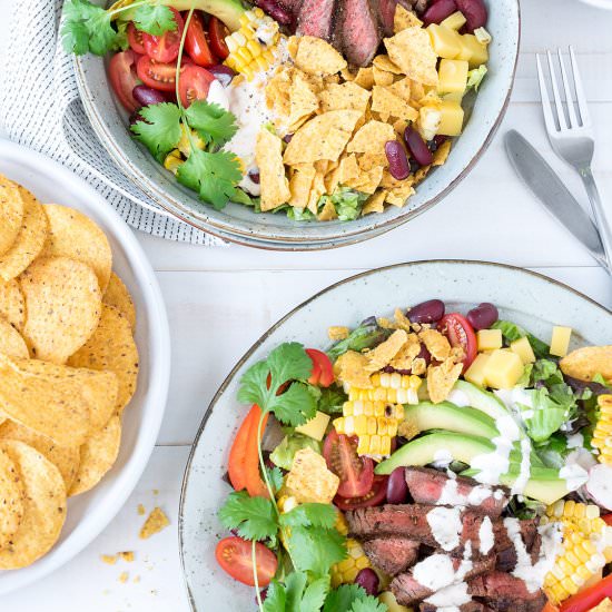 Mexican Beef Salads - Recipe photo by Your Ultimate Menu