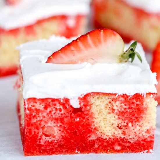 Jello Poke Cake - Recipe photo by momsdish