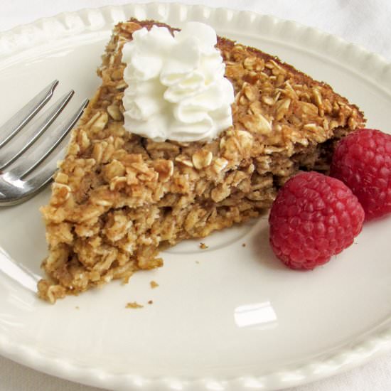 Homemade Baked Applesauce Oatmeal - Recipe photo by whiteflowerlane