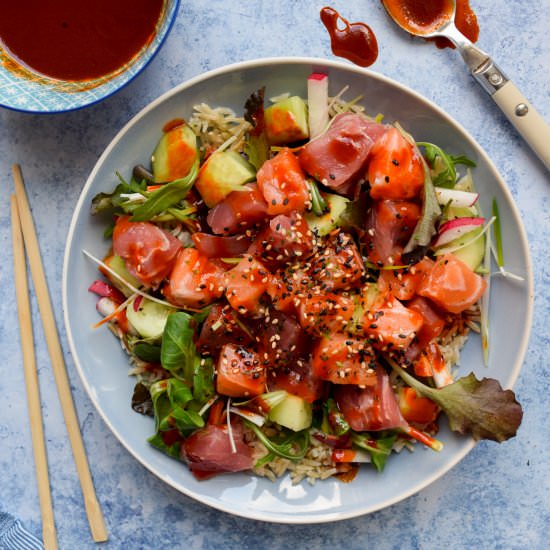 Korean Sashimi Salad - Recipe photo by missrachelphipps