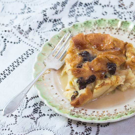 Irish Bread Pudding & Whiskey Sauce - Recipe photo by sidewalkshoes
