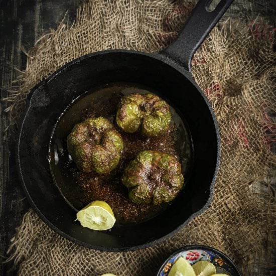 Pan Fried Peppers - Recipe photo by Ghezaeshiriin