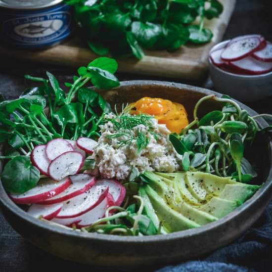 essential tuna salad - Recipe photo by calm eats