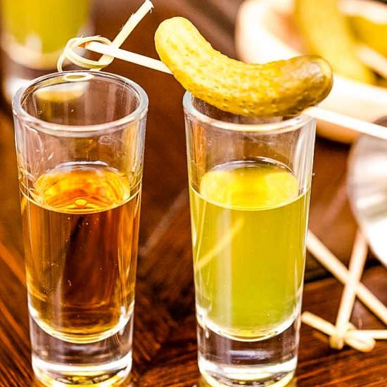 Pickleback - Recipe photo by julieseatsandtreats