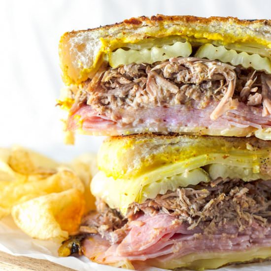Slow Cooker Cuban Sandwich - Recipe photo by cookingformysoul