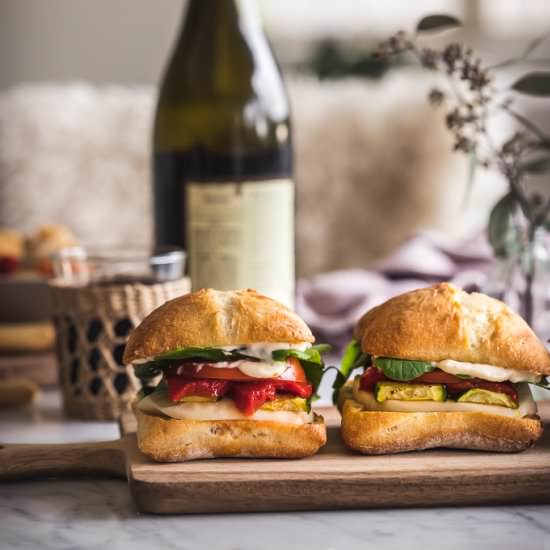 Roasted Vegetable Sandwich - Recipe photo by lepetitchefsb