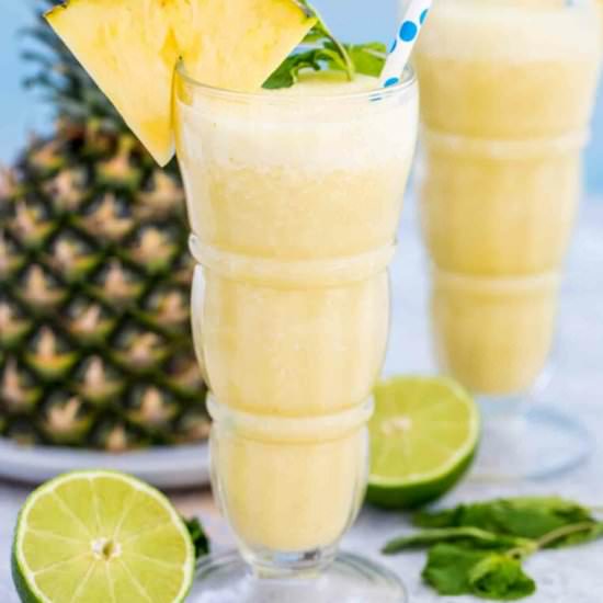 Pineapple Smoothie - Recipe photo by peasandpeonies