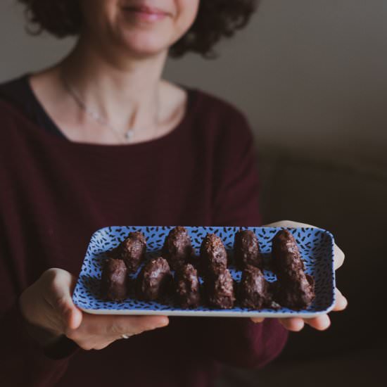 Vegan Bounty Chocolate Treats - Recipe photo by fotofeedme