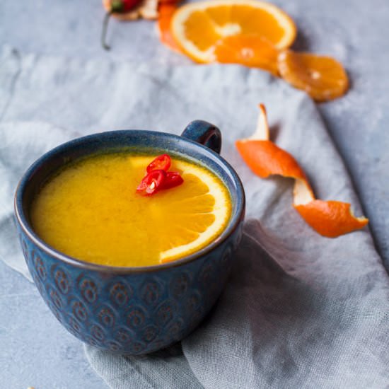 Hot Orange Drink with Chili - Recipe photo by gingerwithspice