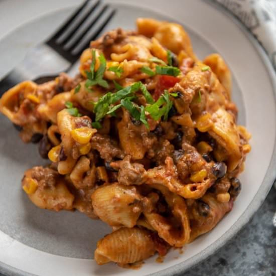 Instant Pot Taco Pasta - Recipe photo by garnishedplate