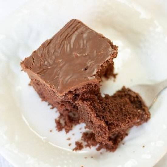 Southern Coca Cola Cake - Recipe photo by The Buttered Home