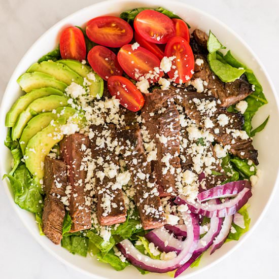 Carne Asada Salad - Recipe photo by BakingMischief