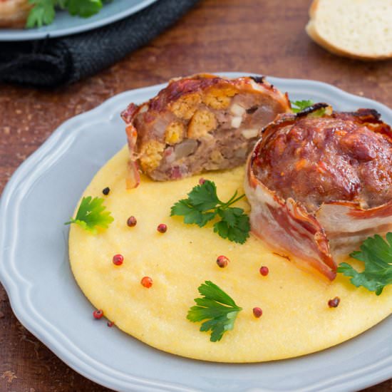 Bacon wraped meat loaf - Recipe photo by DarkoKontin