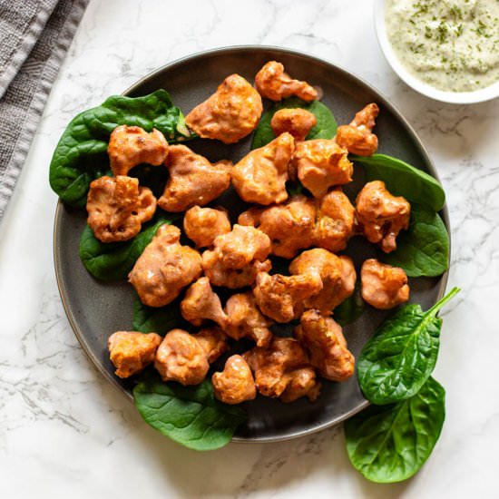 Air Fryer Cauliflower Hot Wings - Recipe photo by wholly-plants