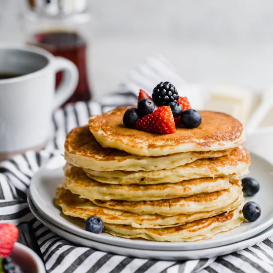 Fluffy Buttermilk Pancakes - Recipe photo by browneyedbaker