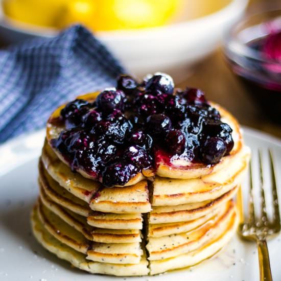 Lemon Poppy Seed Pancakes - Recipe photo by lifeloveandgoodfood
