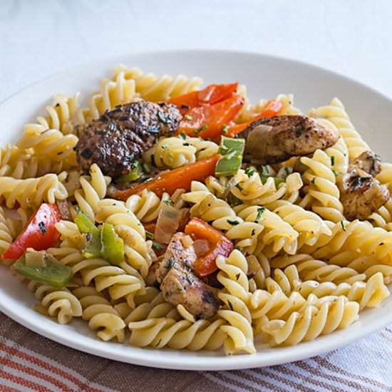 Rasta Pasta for Two - Recipe photo by SundaySupper
