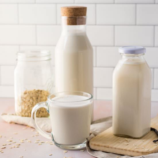 Homemade Vanilla Oat Milk - Recipe photo by mindfulavocado