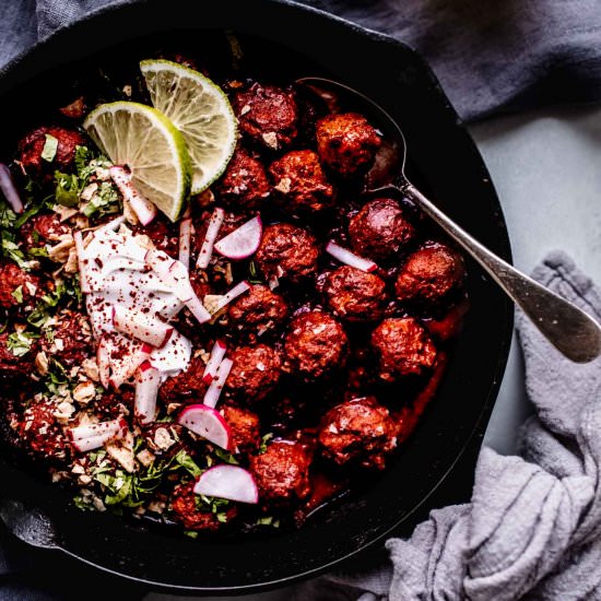 Mexican Meatballs (Albondigas) - Recipe photo by platingsandpairings