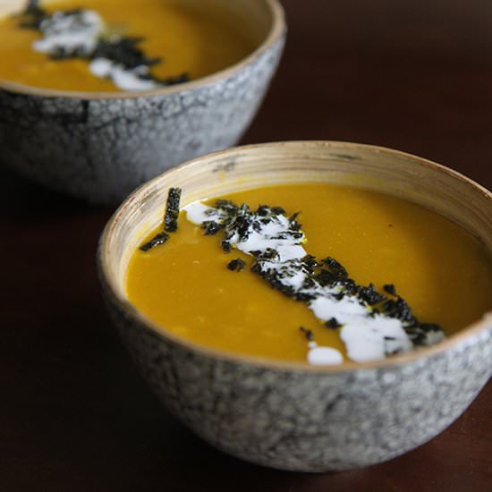 Thai Pumpkin Soup - Recipe photo by katskusina
