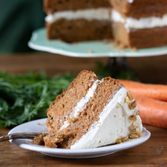 Vegan Carrot Cake - Recipe photo by veggie desserts